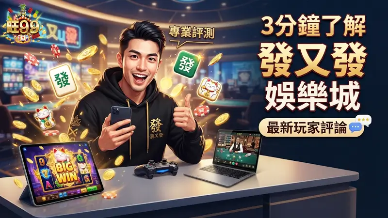 3分鐘了解發又發娛樂城出金方式，最新玩家評論