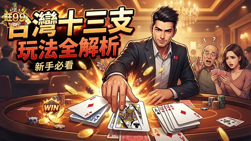 台灣十三支玩法－3分鐘教會你衝三、怪物牌型